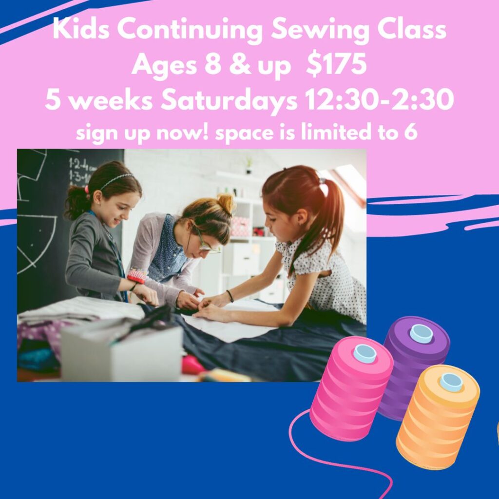 Sewing Class for Kids Aged 8-14 – AnetaArtClasses