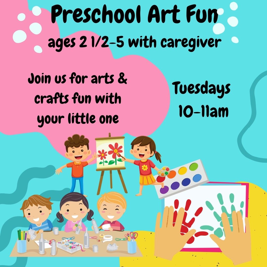 Preschool Makin' Art with Me-Ages 2 1/2-5 single day $30 - Seacoast Art Spot