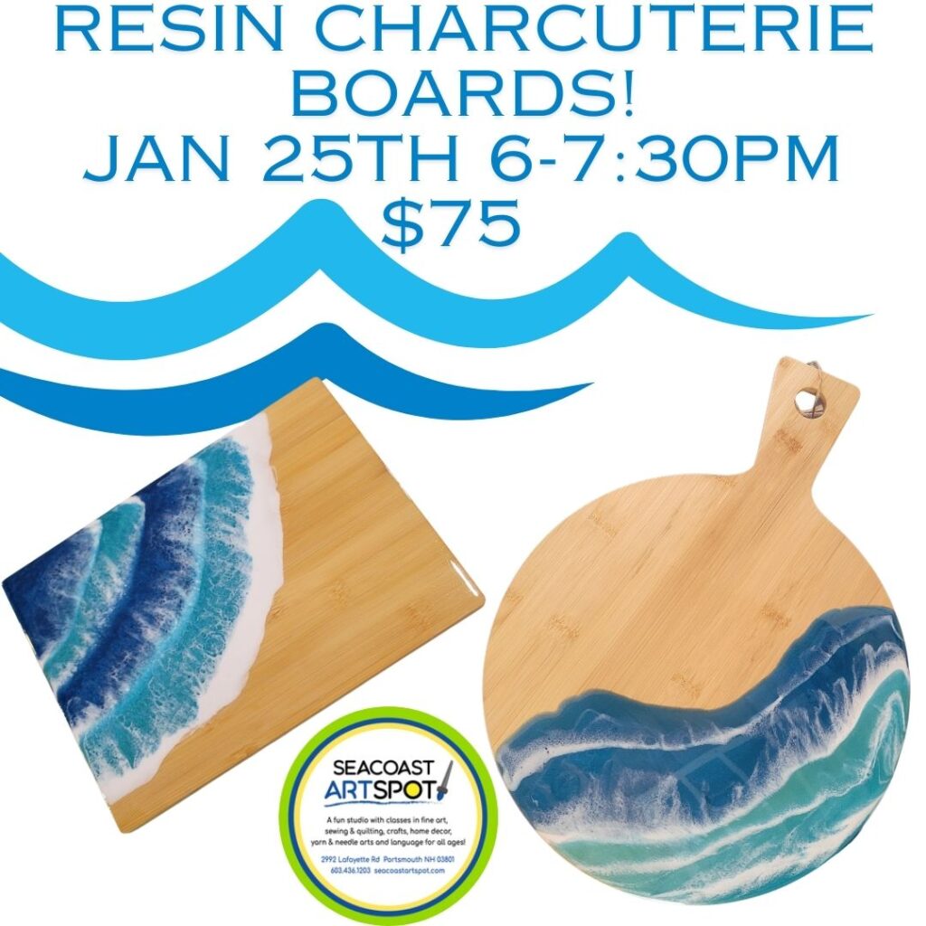 Resin Art Workshop Charcuterie Board 75 Seacoast Art Spot resin-art-workshop-charcuterie-board-75-seacoast-art-spot
